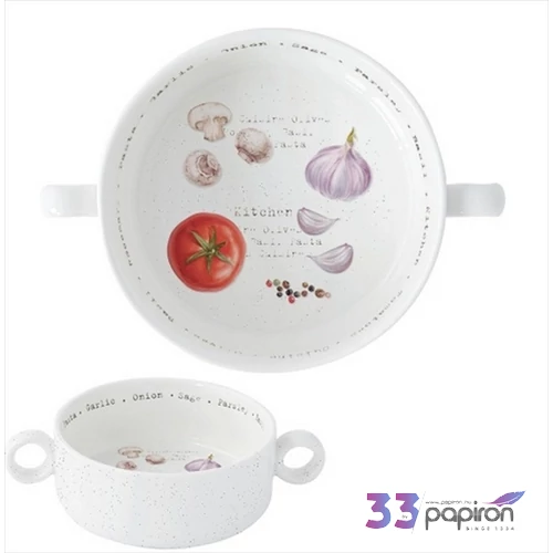 Tál Porcelán füllel 12cm, Home