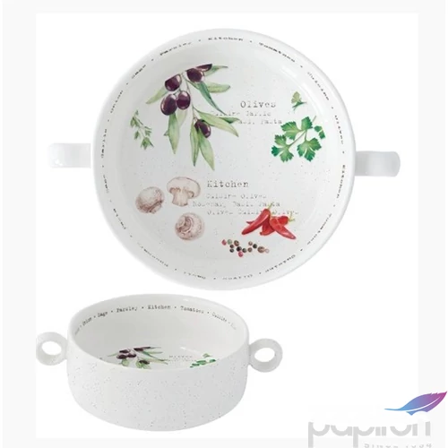 Tál Porcelán füllel 16cm, Home 