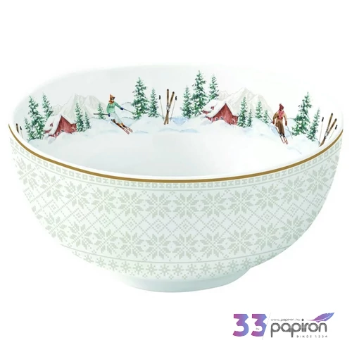Tál Porcelán 12cm, Chalet Porcelántál