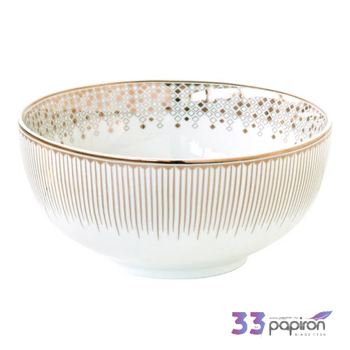 Tál Porcelán mélytányér 12cm, Festive Porcelántál