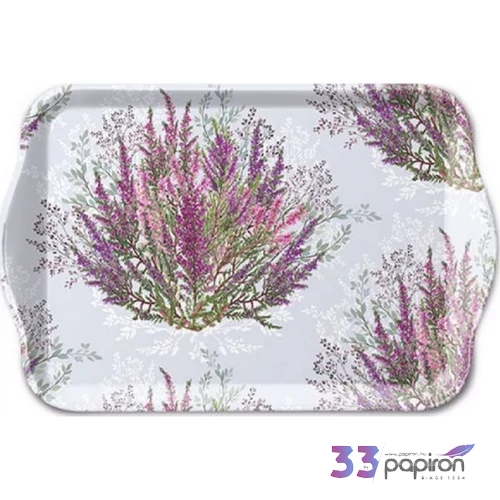 Tálca Ambiante kicsi Calluna műanyag kistálca 13x21cm