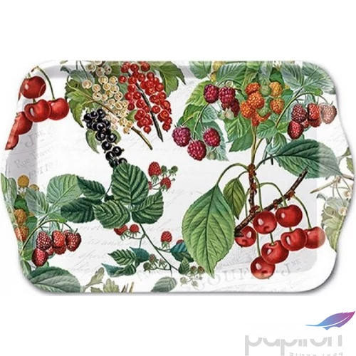 Tálca Ambiante kicsi Fresh Fruits műanyag kistálca 13x21cm