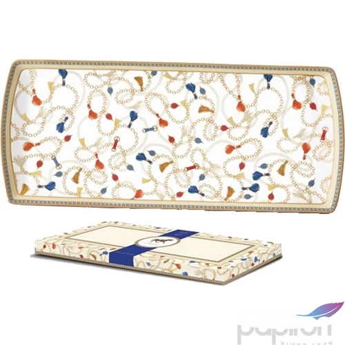 Tálca Porcelán 35x15cm dobozban Cheval