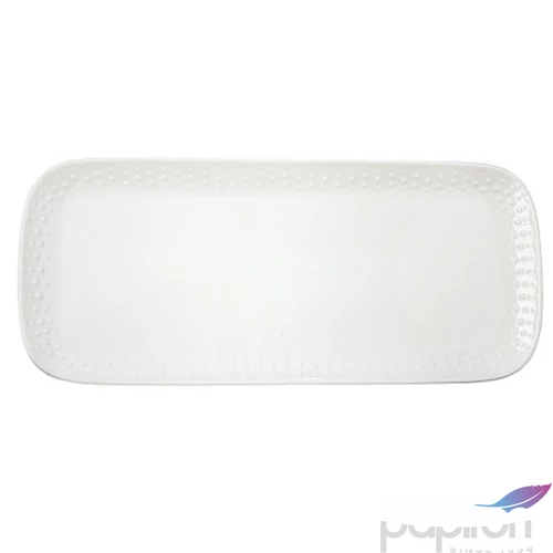Tál Porcelán 36x16cm, Drops White Porcelántál