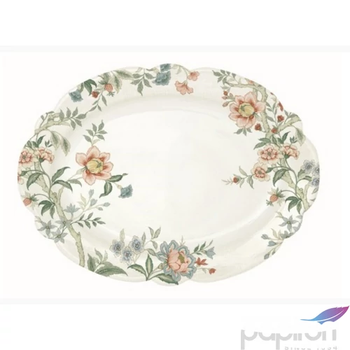 Tálca Porcelán ovál 35x25,5cm, Zen Garden White