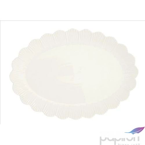 Tál Porcelán 36x26cm, Fleuri white Porcelántál