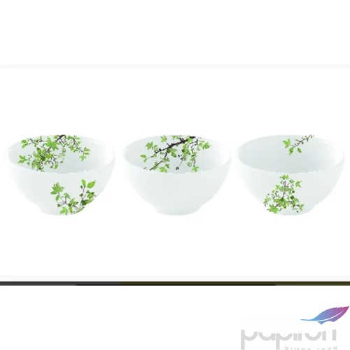 Tálkaszett Porcelán S/3, 9,5cm, dobozban Natura