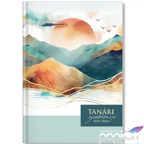 Tanári zsebkönyv 2025/2026 pd Sunset