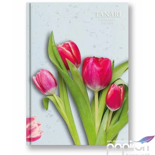 Tanári zsebkönyv 2025/26 A/5 Heti P200 Tulipán TopTimer naptár kollekció 26P200J-00G