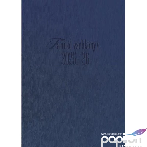 Tanítói zsebkönyv 2025/26 heti 145x205mm, kék színű Realsystem   kollekció 5317-08