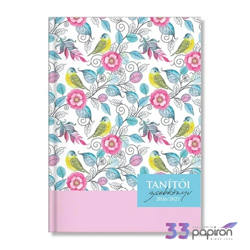 Tanítói zsebkönyv pd 2026-2027 Birds