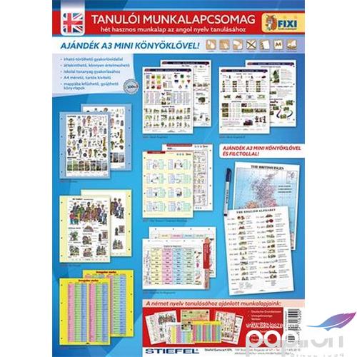 Tanulói munkalap Stiefel Angol nyelvtanulás 7munkalap+alátét+filc Iskolaszerek Stiefel TMCSOMAG7