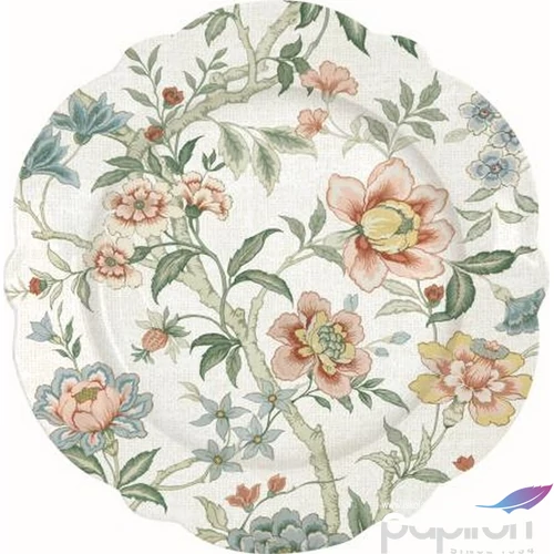 Tányér desszertes kerámia 20cm, Zen Garden White