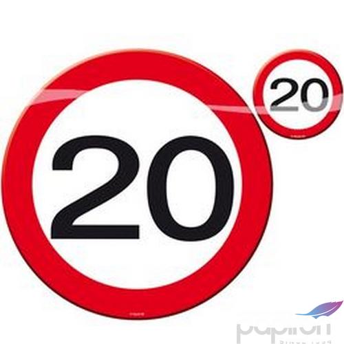 Party tányér és poháralátét Pa 20-es, 4-4db-os szett