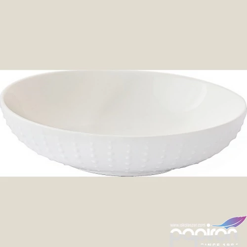 Tányér mély porcelán 20cm,Drops White