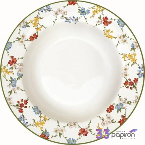Tányér mély porcelán 21,5cm, Garden Dreams