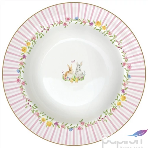 Tányér mély porcelán 21,5cm, Happy Easter