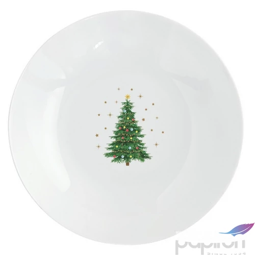 Tányér porcelán karácsonyi 20,5cm, Festive Trees