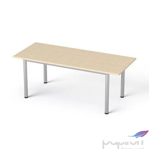 Tárgyalóaszta szürke fémlábba 80x190cm MAYAH Freedom SV-42 juhar