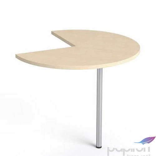Tárgyalótoldat 270°-os szürke fémlábba O 90cm MAYAH"Freedom SV-44" juhar