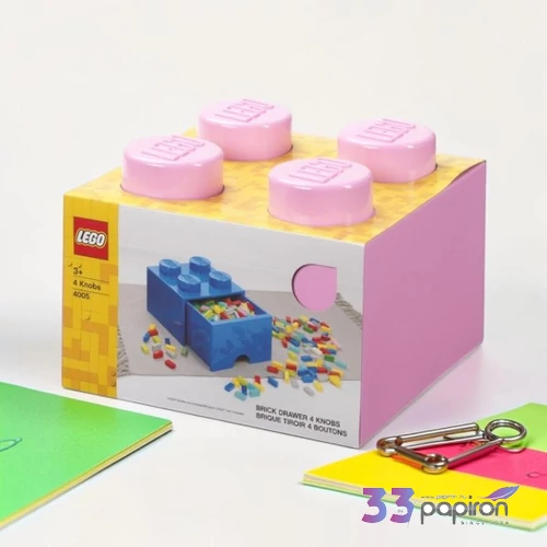 Tárolódoboz fiókos LEGO 