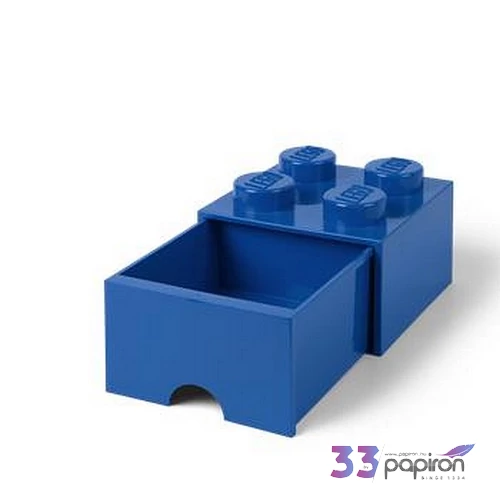Tárolódoboz LEGO kék fiókos