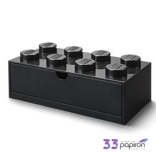 Tárolódoboz LEGO íróasztalra, fiókos 
