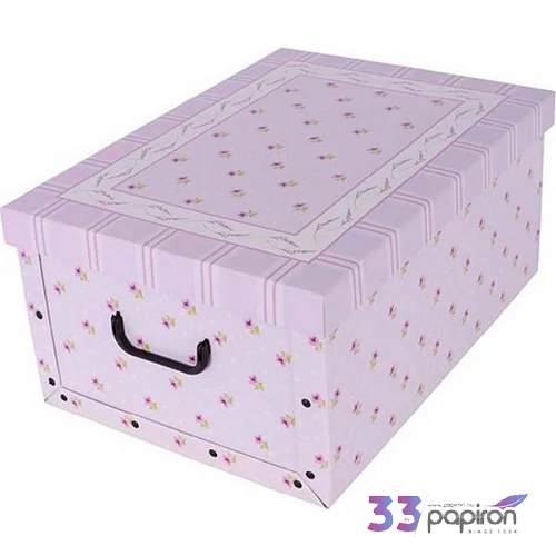 Tárolódoboz Maxi 51x37x24cm Miss Space, Provence lila