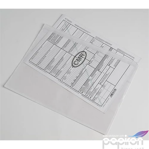 Tasak dokufix LC/4 325x230mm szilikonos polietélén csomagkisérő tasak Postázó okmánykisérő tasakok