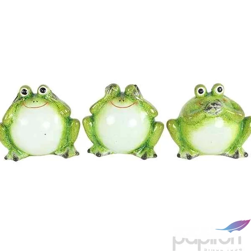 Dekor béka kerámia Three wise frogs Jesse S green SDDST53