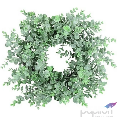 Koszorú tavaszi dekor Wreath eucalypthus L frost SDDST53