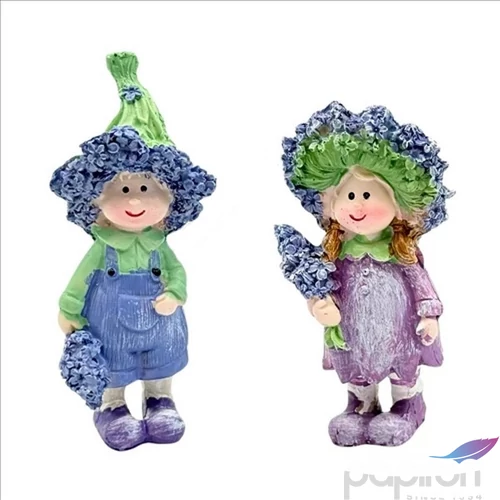 Tavaszi Dekor tündér álló 5x12,5x3 cm 2 féle 1db/ár