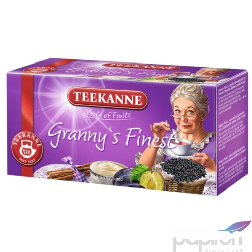 Tea Teekanne gyümölcstea WOF GRANNYS FINEST szilvás-fahéjas 20x2,5g