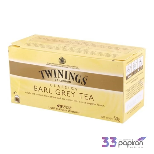 Tea Twinings Earl Grey filteres tea 12x25x2g KHK274