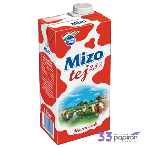 Tej tartós Mizo 2, 8% 1L visszazárható doboz KHTEJMIZO28