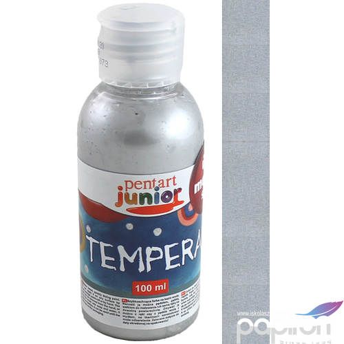 Tempera 100ml Pentart junior ezüst