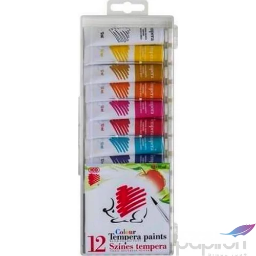 Tempera 12 ICO Süni iskolaI tempera 12x12ml iskolaszer- tanszer