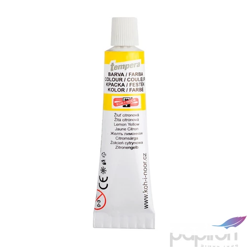 Tempera 16ml KOH 162602 Koh-I-Noor citromsárga iskolaszer- tanszer