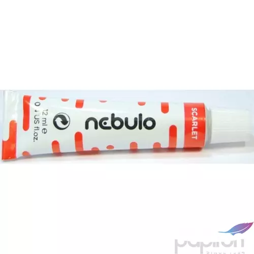 Tempera 12ml Nebulo piros