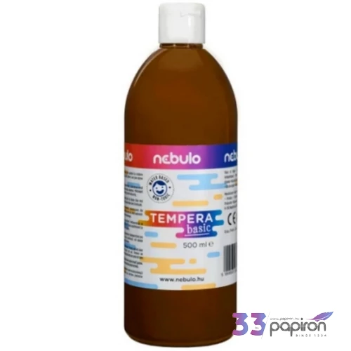 Tempera 500ml Nebulo barna Iskolaszer Nebulo NTF-500-BA