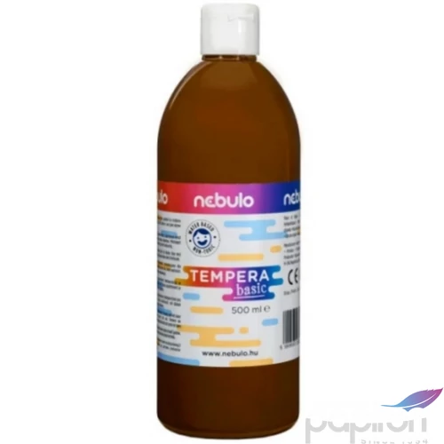 Tempera 500ml Nebulo barna Iskolaszer Nebulo NTF-500-BA