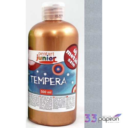 Tempera 500ml Pentart junior ezüst