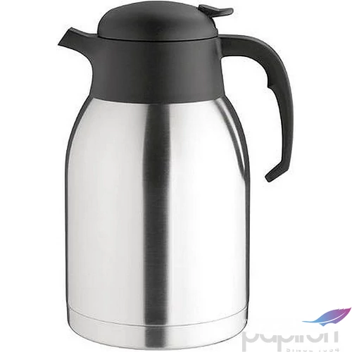 Termosz 1,5 l rozsdamentes acél műanyag fej fekete