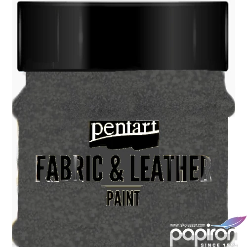 Textil és bőrfesték 50ml Pentart csillogó grafit