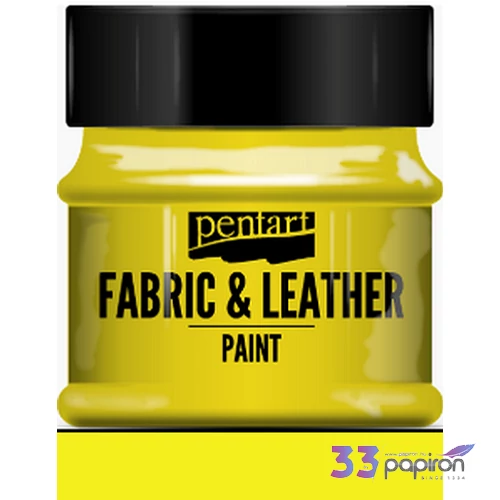 Textil és bőrfesték 50ml Pentart sárga