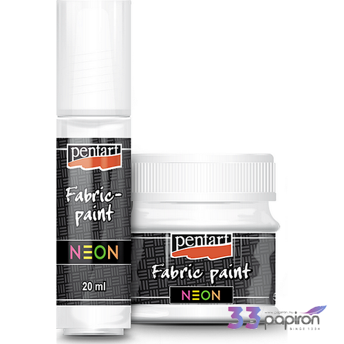 Textilfesték 20ml Pentart neonsárga