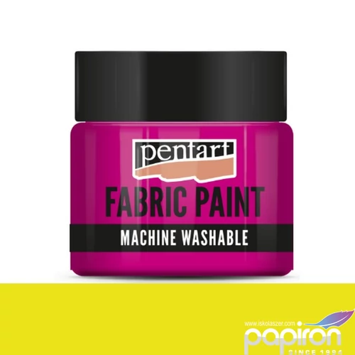 Textilfesték 30ml Pentart neon sárga