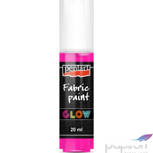 Textilfesték 3D 20ml sötétben világító pink