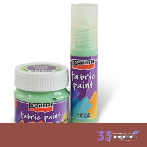 Textilfesték 50ml Pentart sötétbarna