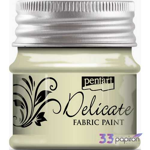 Dekor Textilfesték Delicate 50 Pentart fehérarany